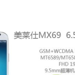 Mlais MX69 6.5 pouces Full HD 1080p MT6589T 1.5GHz 2Go Ram