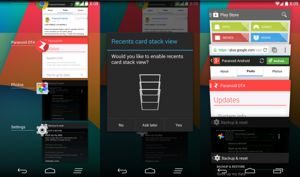 Paranoid android v4.5 beta1 introduction de Android L