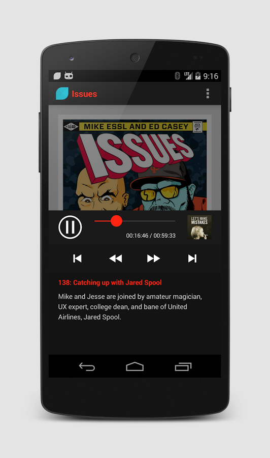 SuperCasts Pro Podcast Player-info