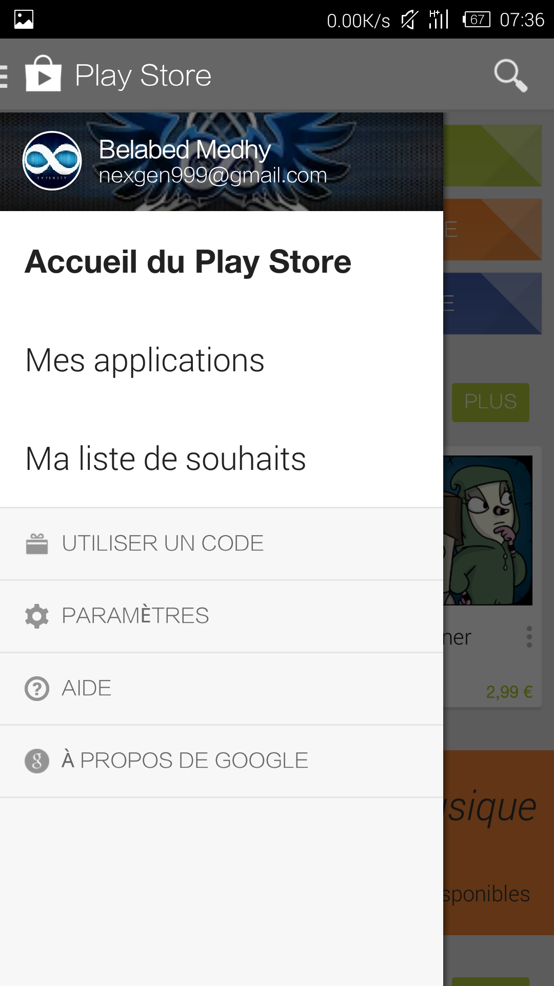 iuniOS -Google Play Store FR