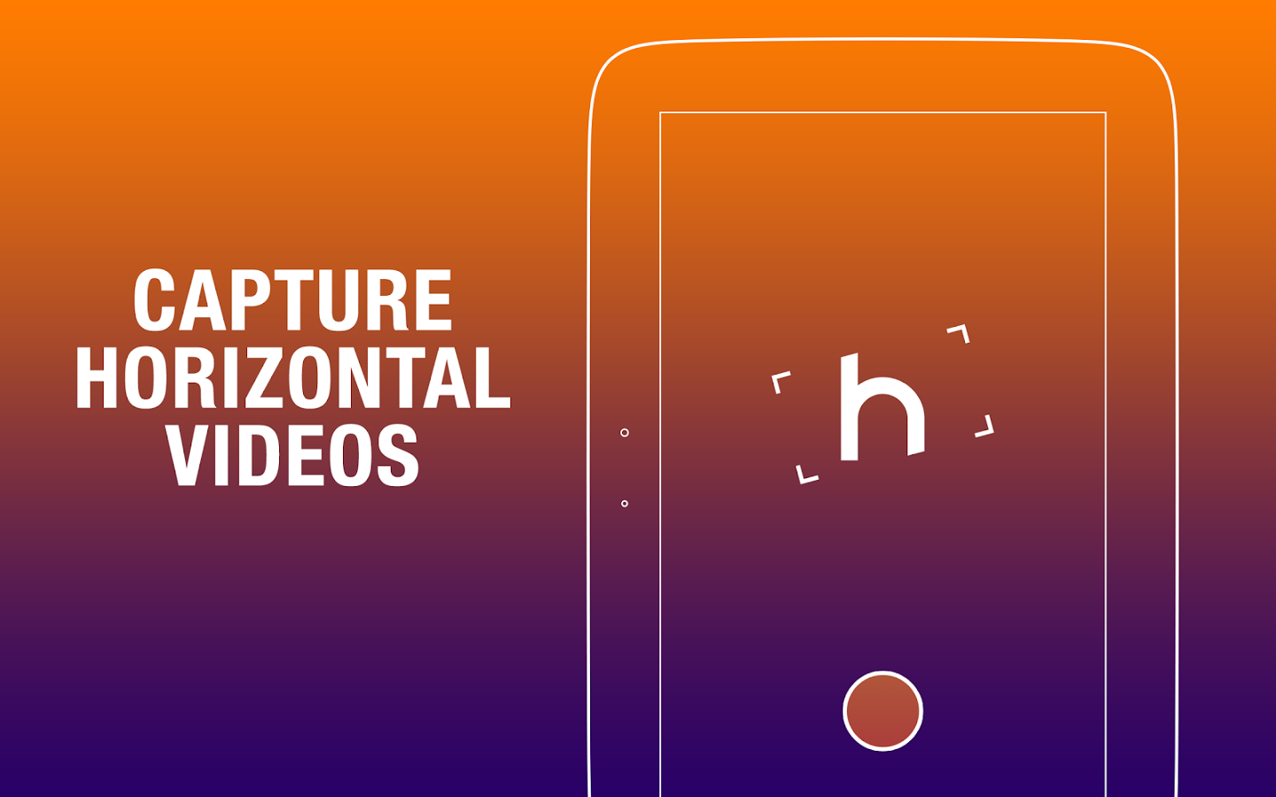 Horizon - capture horizontal vidéos