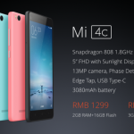 Xiaomi Mi4c : Snapdragon 808