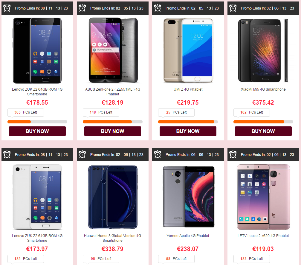 Promotions Gearbest