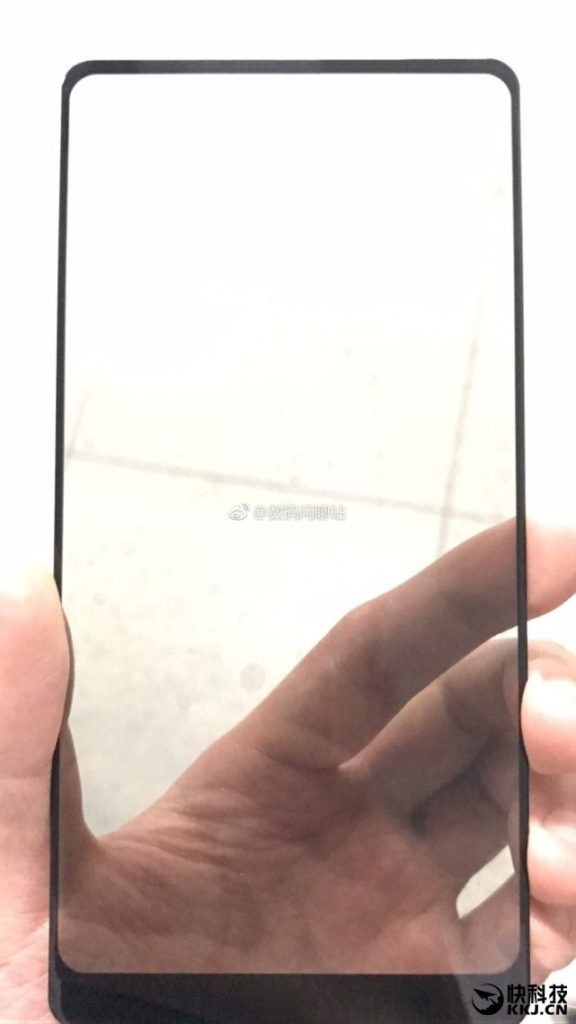 Xiaomi Mi Mix 2 front panel leak
