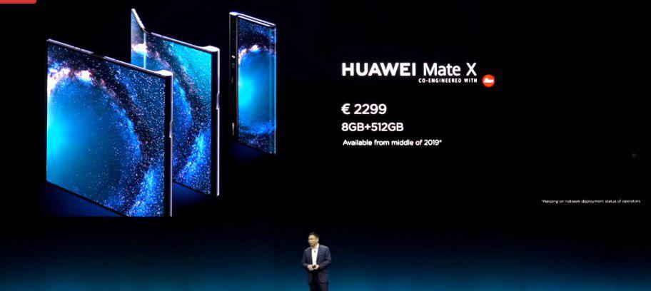 Huawei Mate X Prix